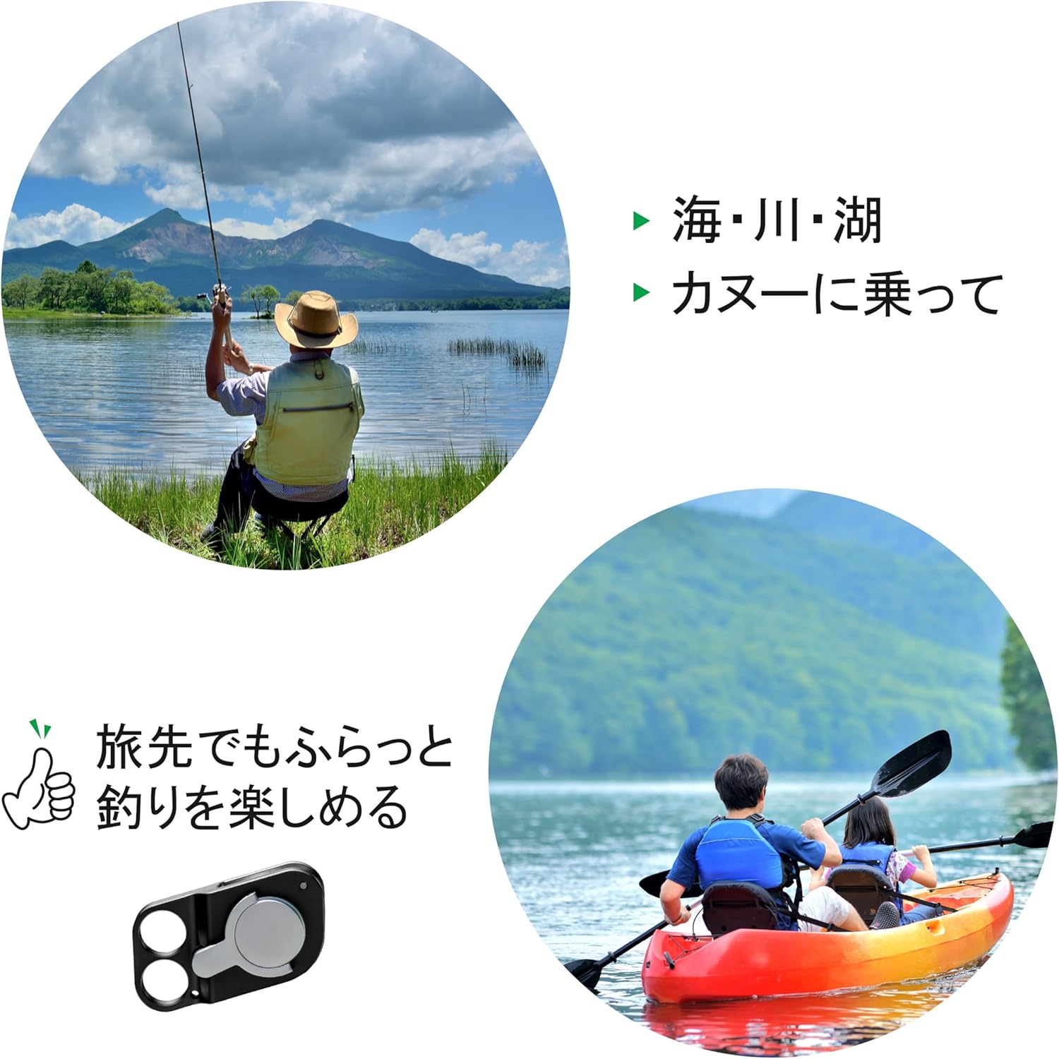 世界最小コンパクトサイズの釣具 ［Tiny Reel］ 次に来るモノ】ポケットサイズで常に持ち運べる世界最小クラスの